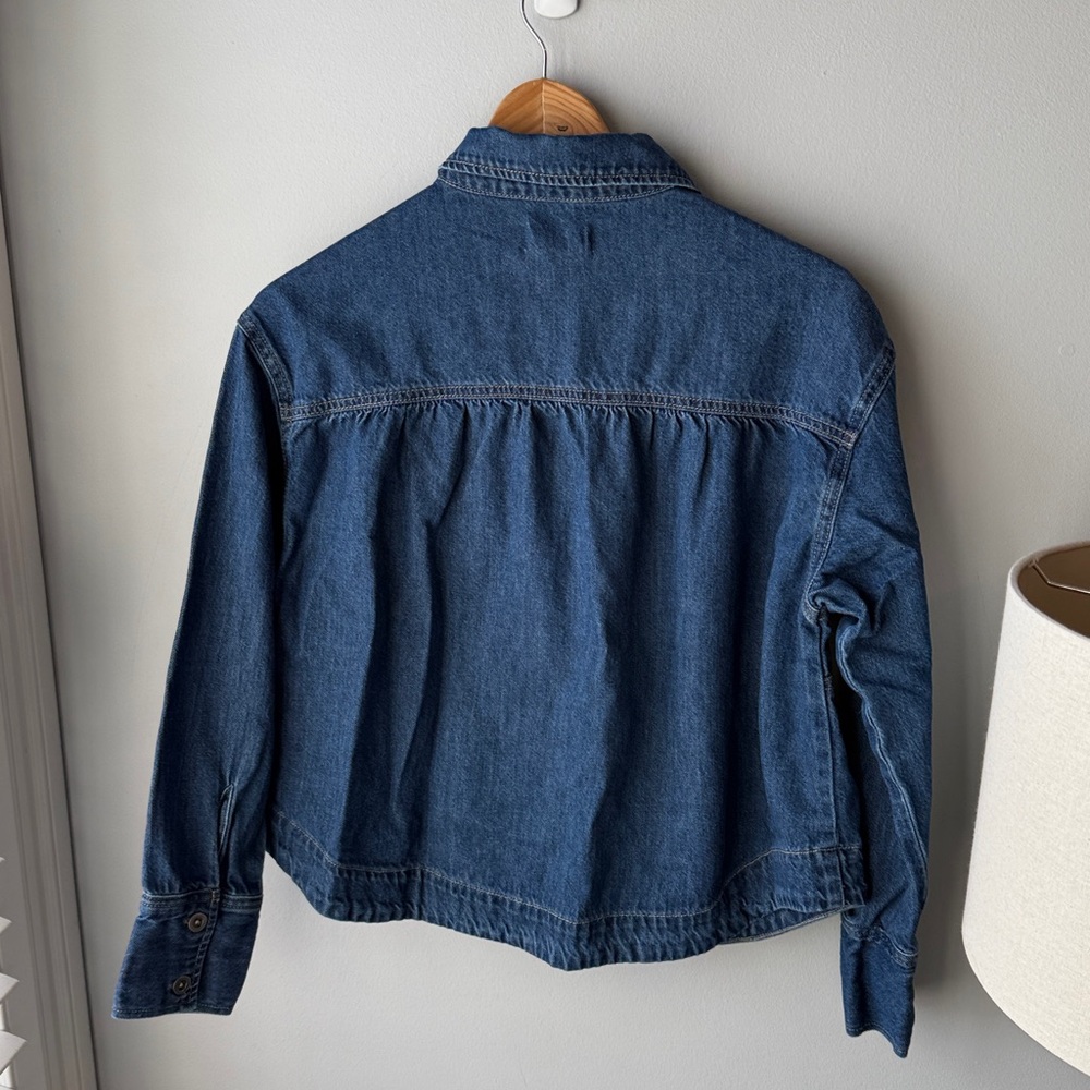 MAYE Classic Denim Button Down - Picture 7 of 11